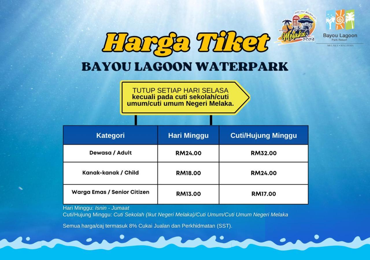 Bayou Lagoon Park Resort Malacca Exteriör bild